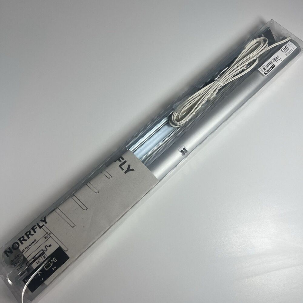 Ikea Norrfly LED Light Strip Silver/gray color 22" 130 Lumen 703.322.99